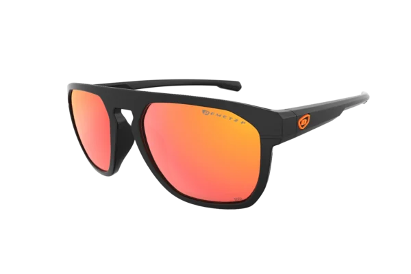 Demetz - GROW POLA – Noir Mat V. Gris Pola Miroir Orange Cat.3