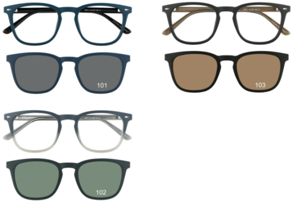 Vistan - 06607 – 001 Bleu Mat, Branche Acetate: Marron Sur Bleu Mat