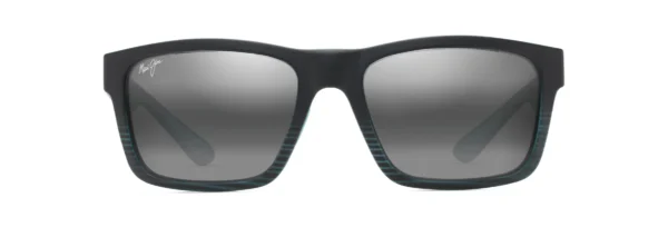 Maui jim - 897 THE FLATS POLA – Black W Teal Stripes