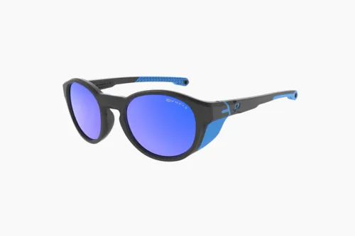 Demetz - SOAR ENFANT – Noir Mat / Bleu Mat V. Gris Miroir Bleu Cat.3