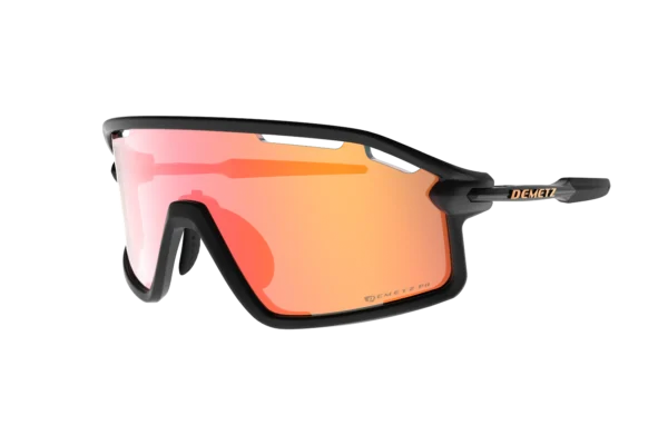 Demetz - HURRY – Noir Mat / Orange Mat V. Gris Photo Miroir Orange
