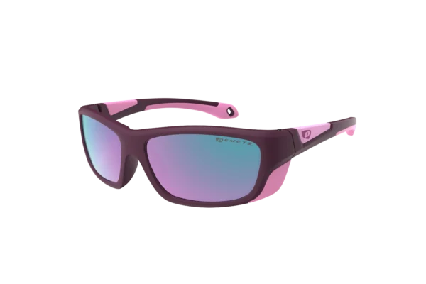 Demetz - NATICE ENFANT – Prune Mat V. Gris Miroir Turquoise/rose Cat.3